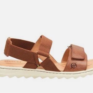 BORN ADJUSTABLE LEATHER ERE SANDALS WOMENS SIZE 10